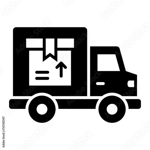   Lorry glyph icon