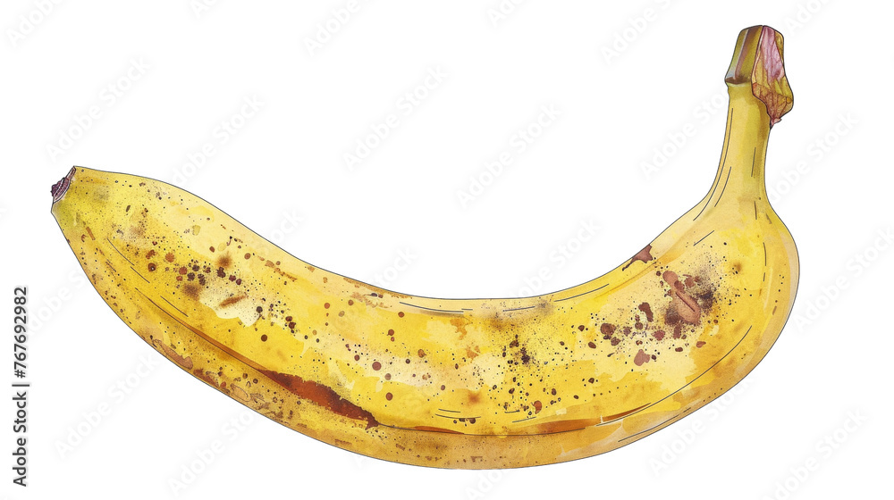 Fruit Banana on Transparent Background PNG