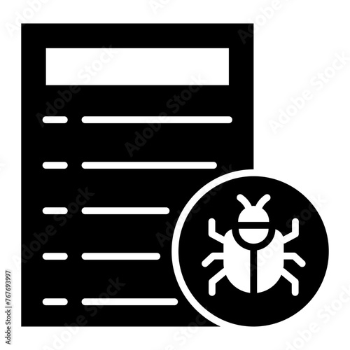   Infected glyph icon