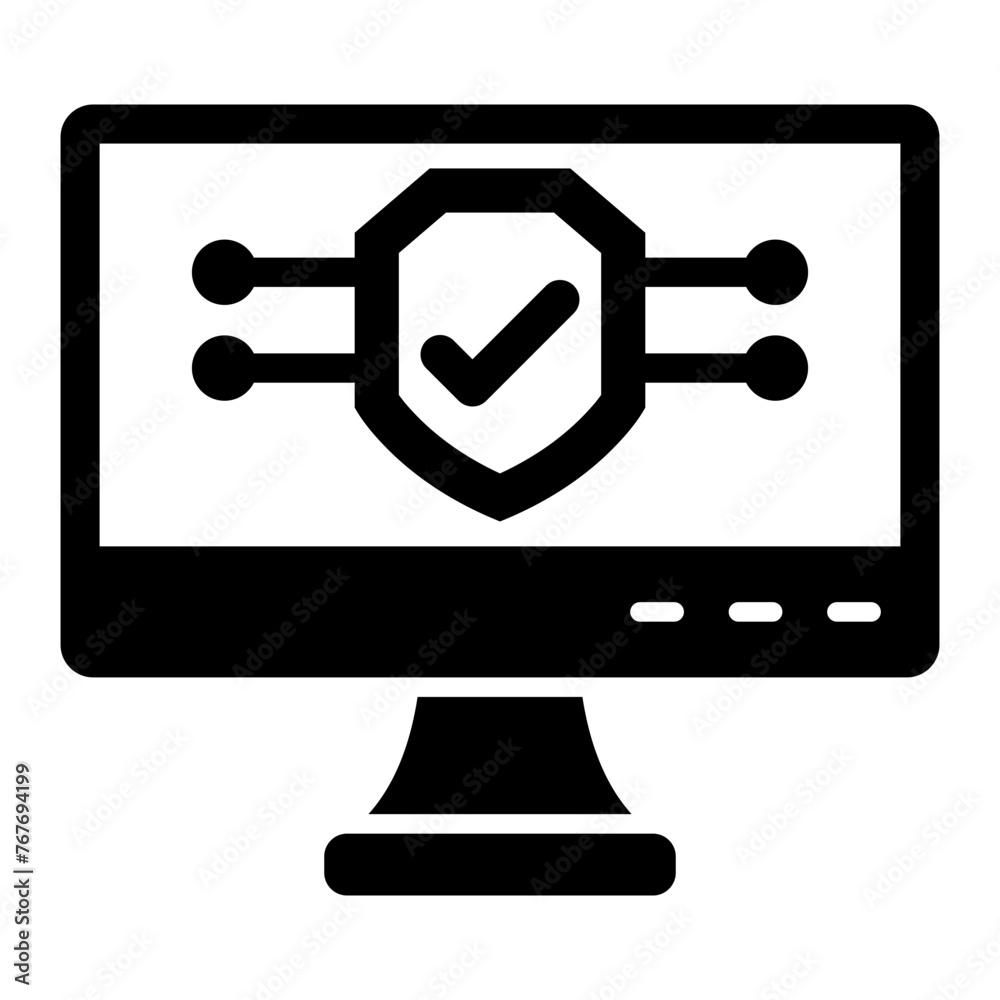 Shield glyph icon Shield glyph icon