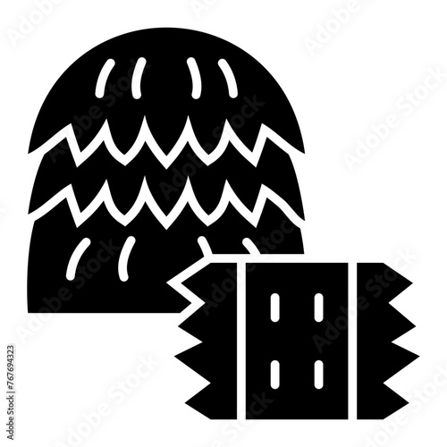   Haystack glyph icon