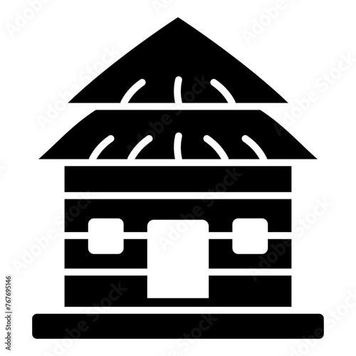   Hut glyph icon