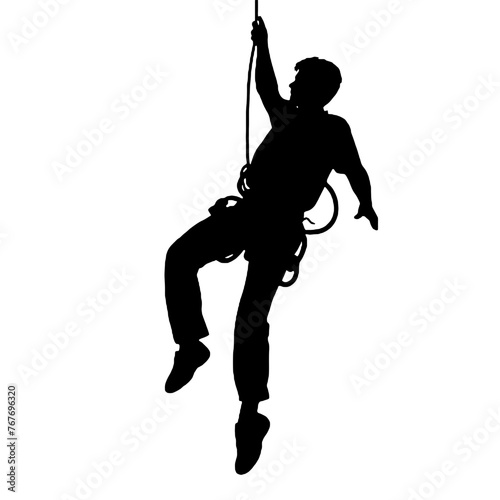 climber silhouette