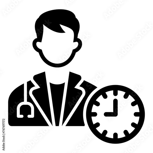   Appointment glyph icon