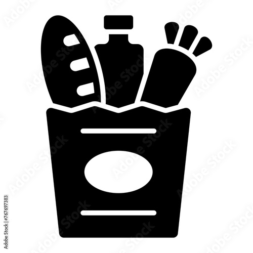  Groceries glyph icon