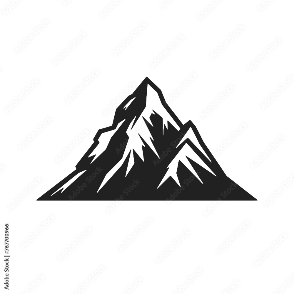 Mountain , Minimalist and Simple Silhouette Mountain , Minimalist and Simple Silhouette