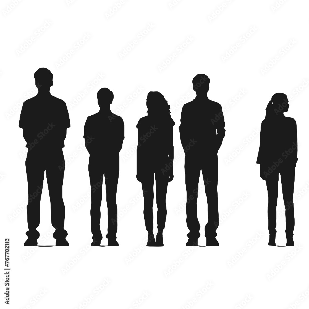 people standing  Silhouette 