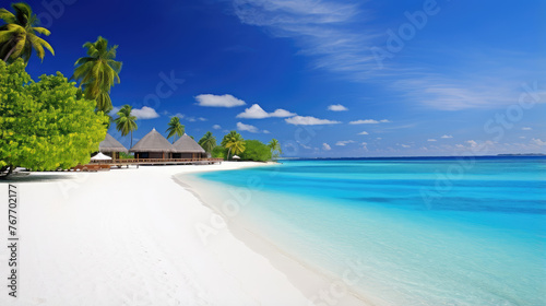 Serene Tropical Beach Resort Getaway