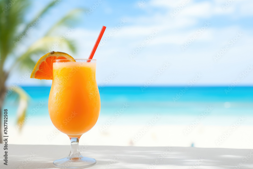 Refreshing Beachside Orange Cocktail Getaway Refreshing Beachside Orange Cocktail Getaway