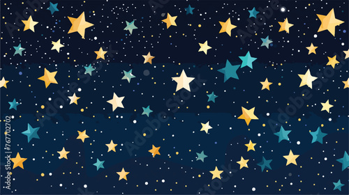 Starry outer space background