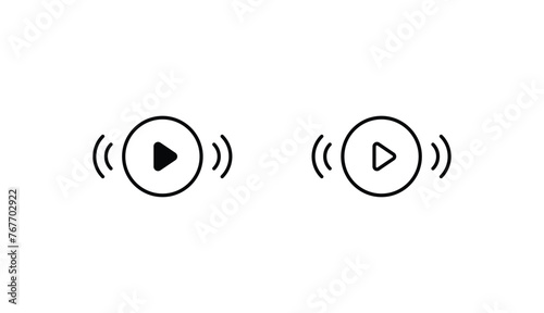 Live icon design with white background stock illustration