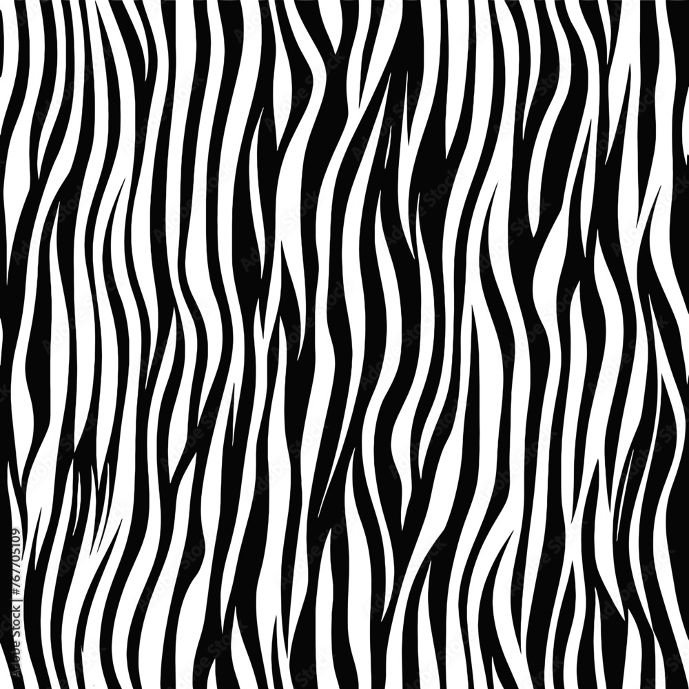 Trendy zebra skin pattern background vector Trendy zebra skin pattern background vector