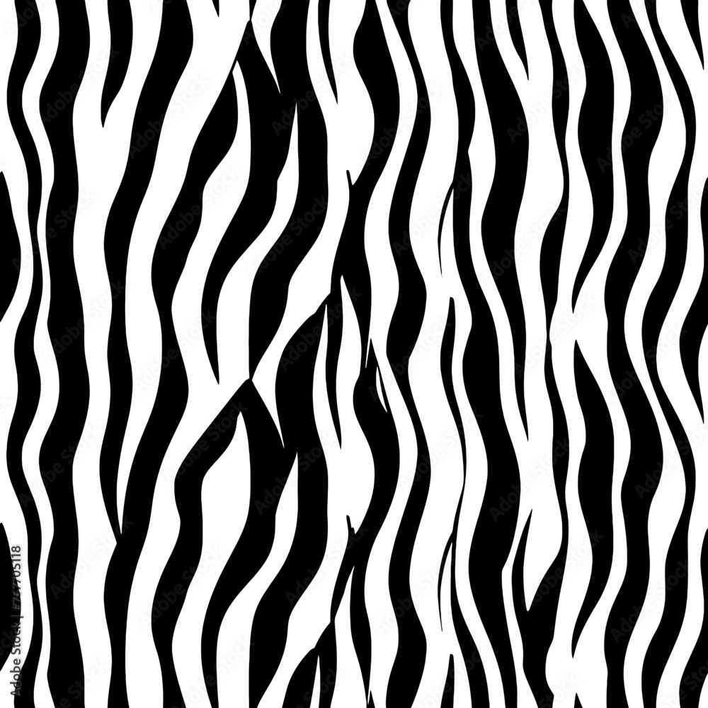 Trendy zebra skin pattern background vector Trendy zebra skin pattern background vector