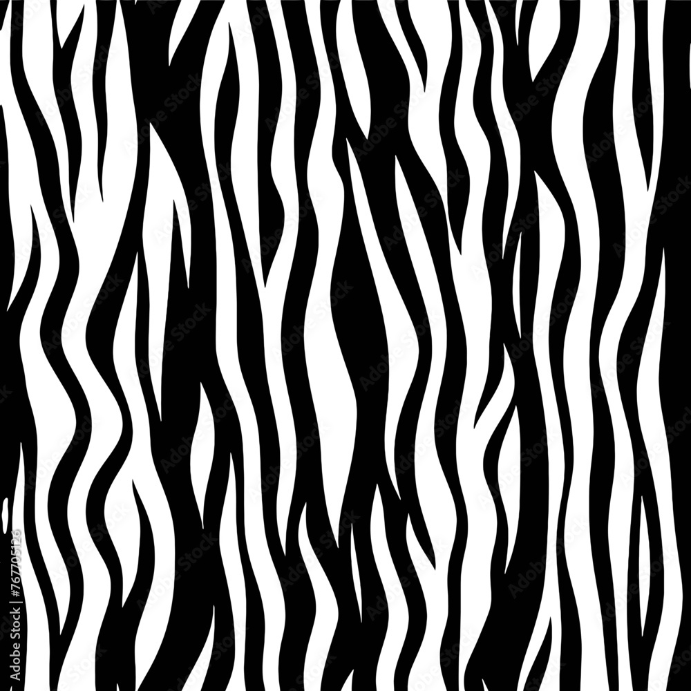 Trendy zebra skin pattern background vector Trendy zebra skin pattern background vector