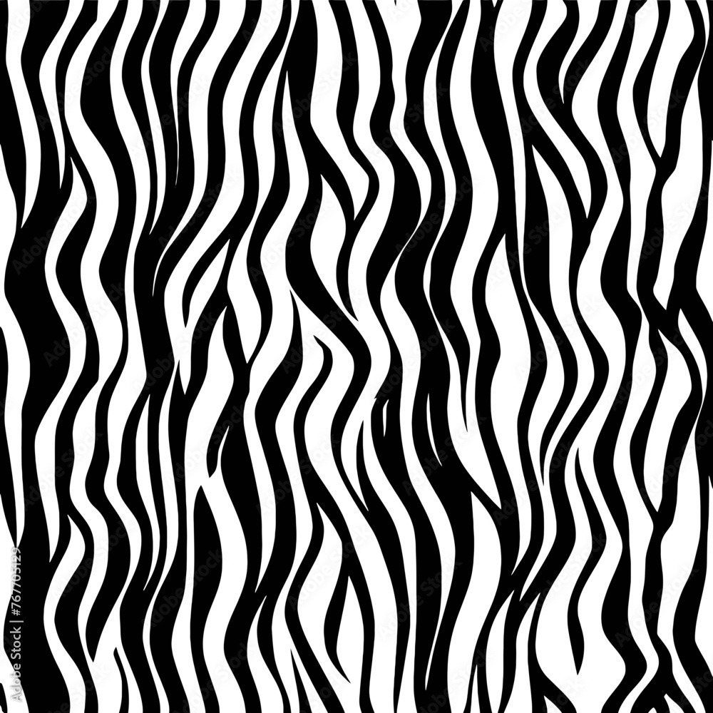 Trendy zebra skin pattern background vector Trendy zebra skin pattern background vector