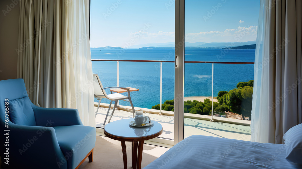 Serene Ocean View Hotel Room Escape