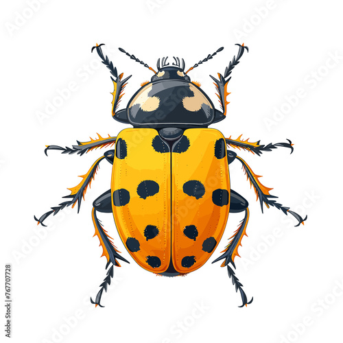 Flea Beetles Cartoon Icon, isolated on transparent background, Illustrations PNG