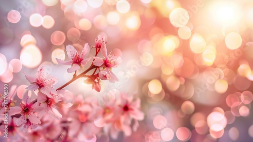 A close up of a pink flower with a blurry background. The flower is the main focus of the image, and the background is intentionally blurred to draw attention to the flower