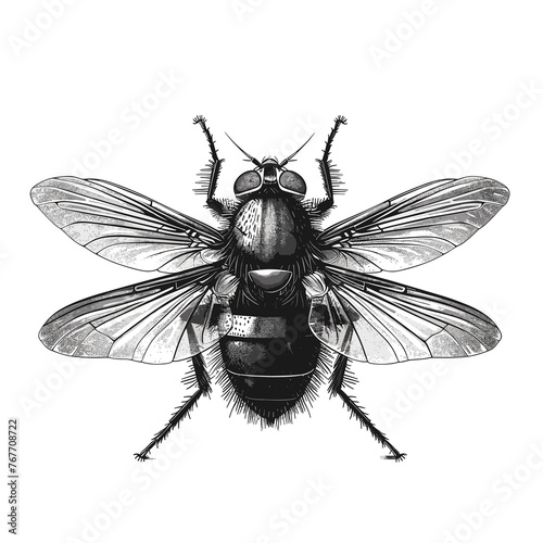 Black Flies Cartoon Icon, Isolated on transparent background, PNG, Cartoon © Moon Art Pic