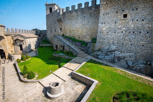 Courtyard in Guaita Tower - San Marino