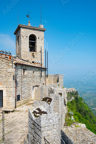 Courtyard in Guaita Tower - San Marino