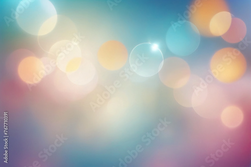 Soft bokeh light blurred background