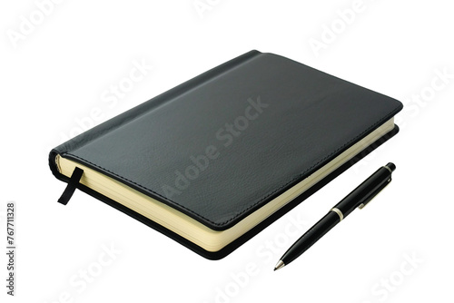 Notebook Cover On Transparent Background.