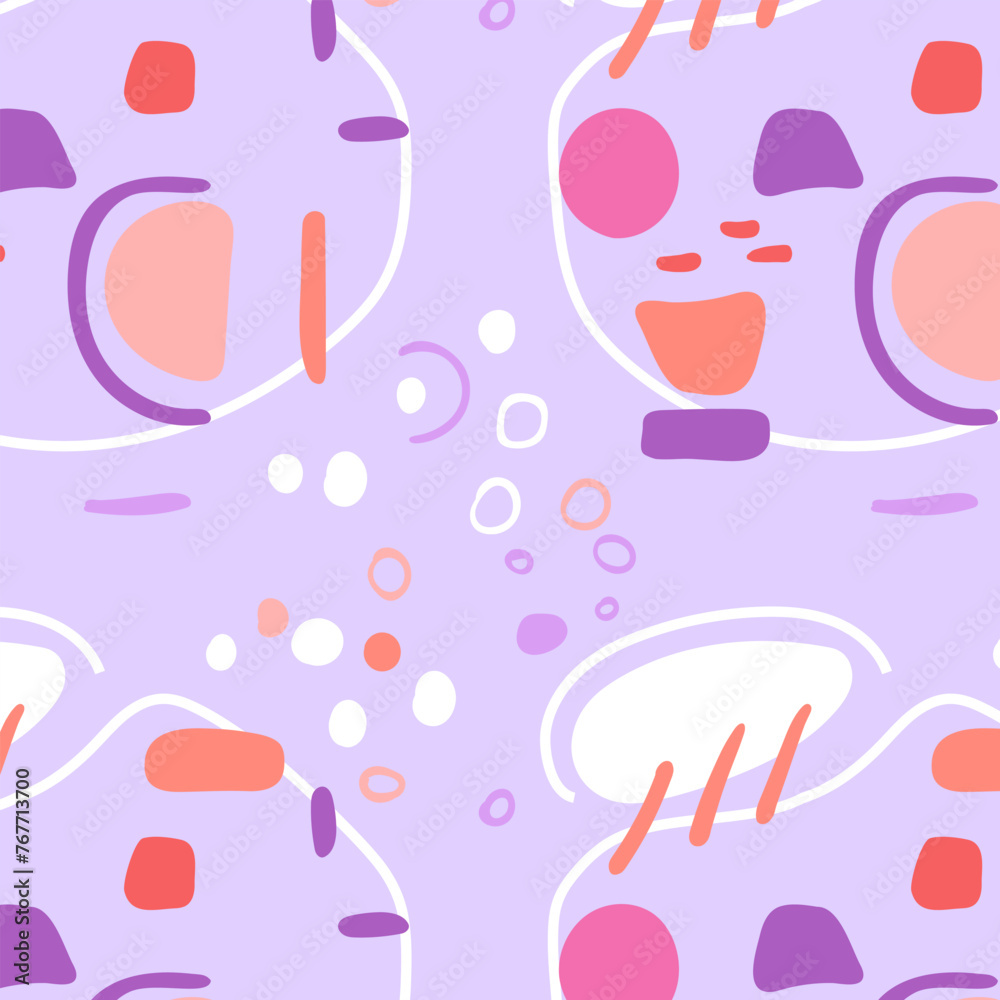 Colorful abstract background in trendy style. A bright backdrop for wallpaper and textiles for adults and children. Suitable for bed linen print backgrounds and card templates. Flat Vector Colorful abstract background in trendy style. A bright backdrop for wallpaper and textiles for adults and children. Suitable for bed linen print backgrounds and card templates. Flat Vector