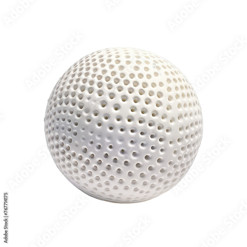 Lacrosse ball isolated on transparent background