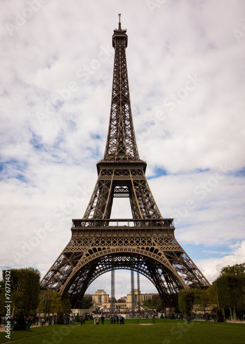 Eiffel tower in Paris, France. Eiffel tower is one of the simbols of this city