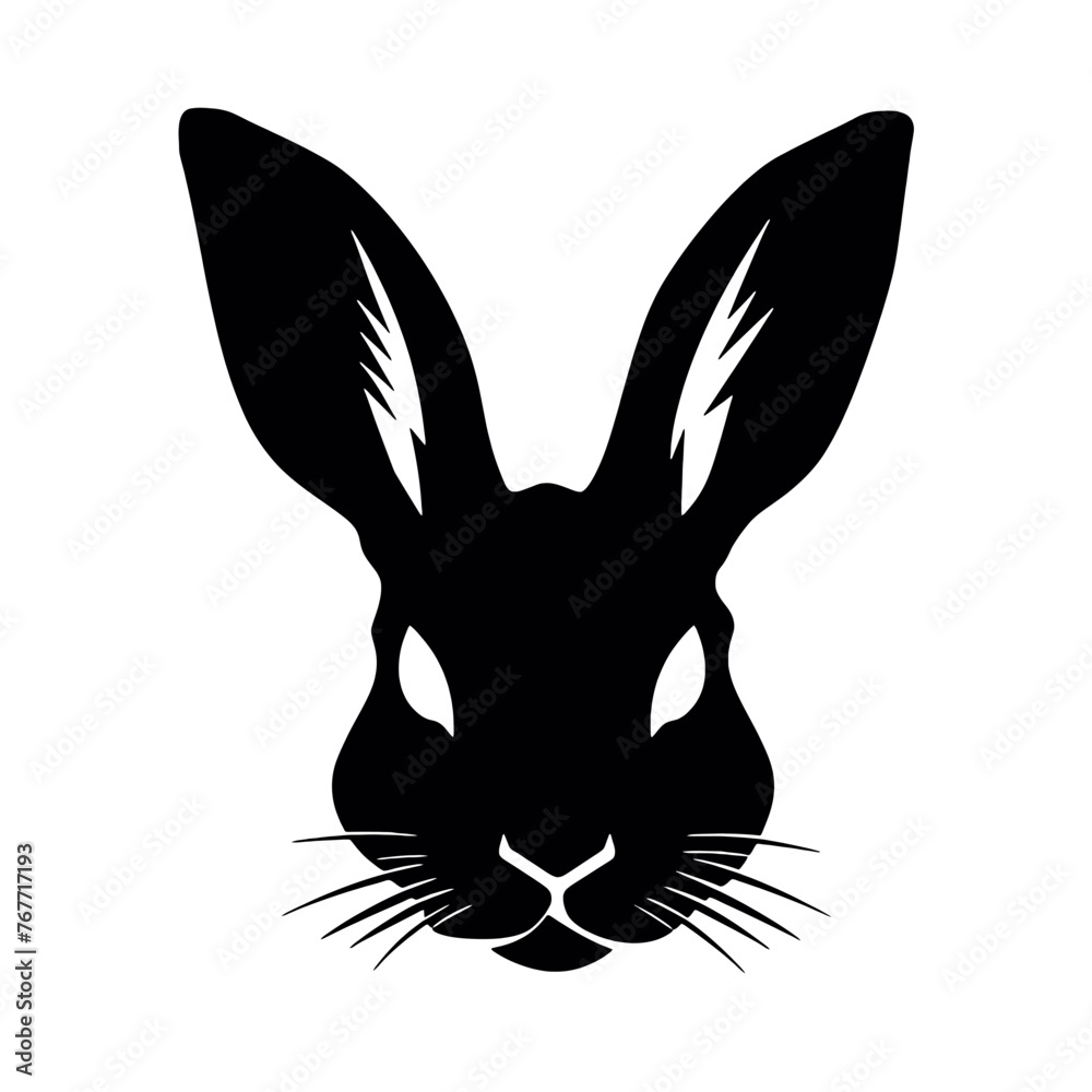 rabbit silhouette rabbit silhouette
