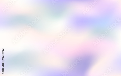 Holographic colorful vector background. Shiny silver foil holo wallpaper, neon illustration