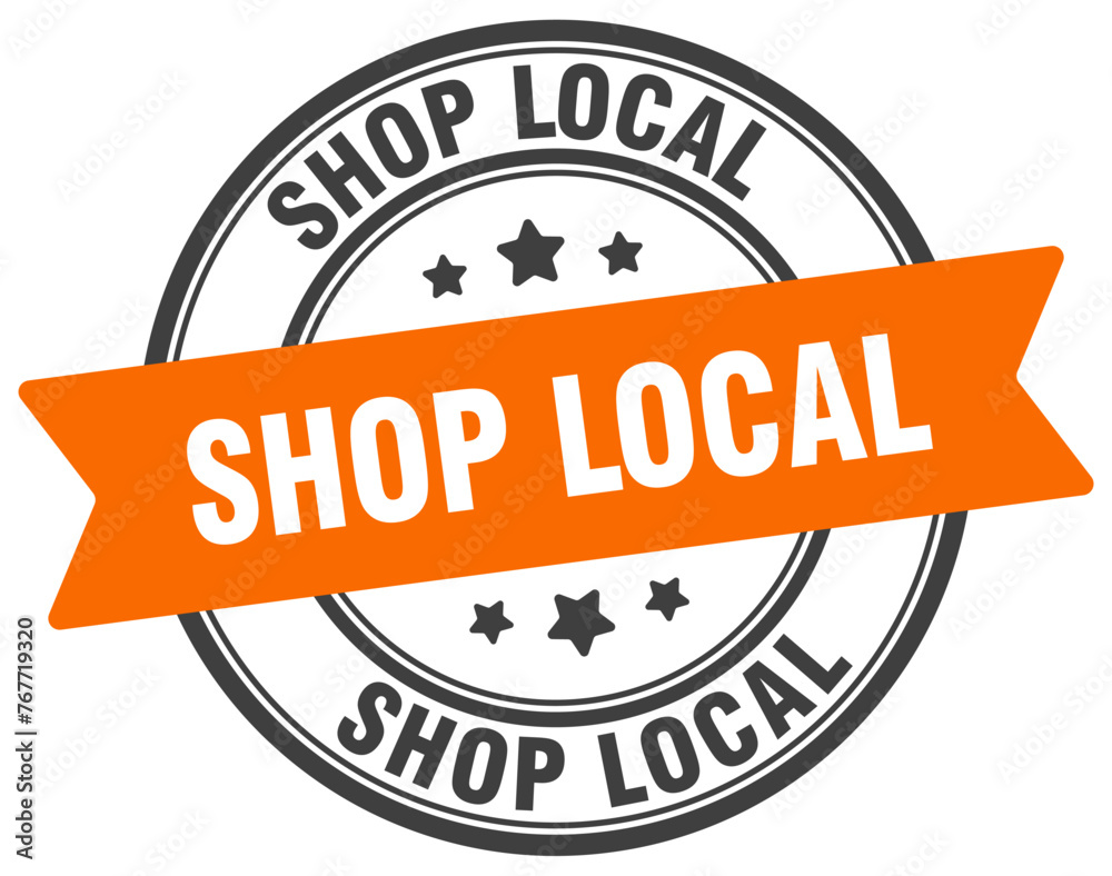 shop local stamp. shop local label on transparent background. round sign shop local stamp. shop local label on transparent background. round sign