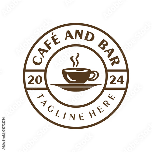 coffee vintage logo inspiration  vector illustraction