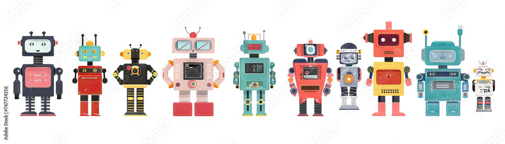 Fototapeta premium Robotics Realm: Building Robots and Exploring Automation