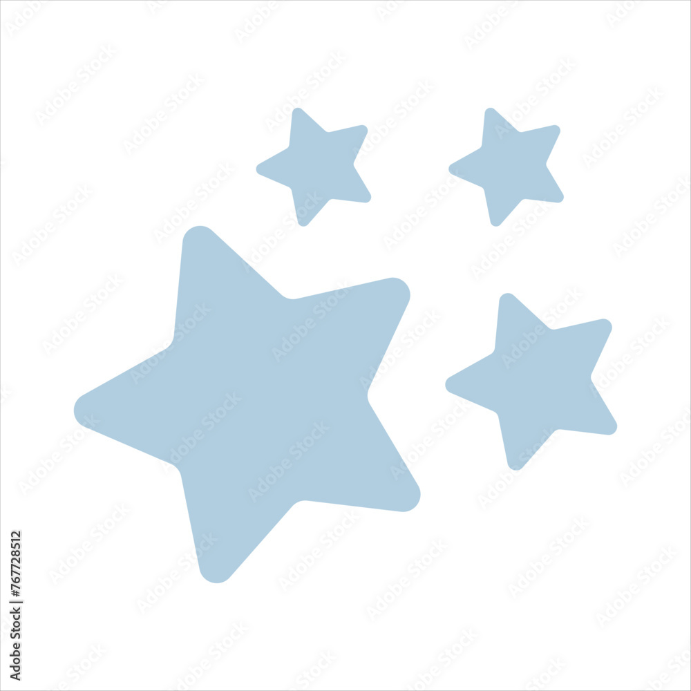 Obraz premium Flat handrawn minimal cute vector element