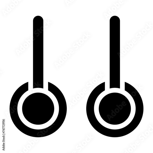 gymnastic rings glyph