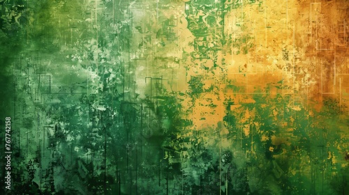 Grunge colorful background green