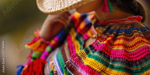 Close-Up Portrait of a Mexican Charro in Unique Attire © ANNY