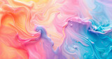 Colorful Abstracts: Swirling Paint and Liquid Art
