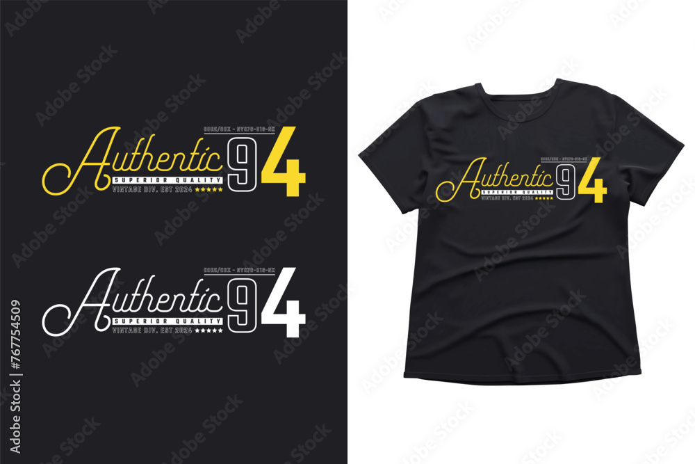 Urban Style Authentic Sportswear Premium Quality T-Shirt Design