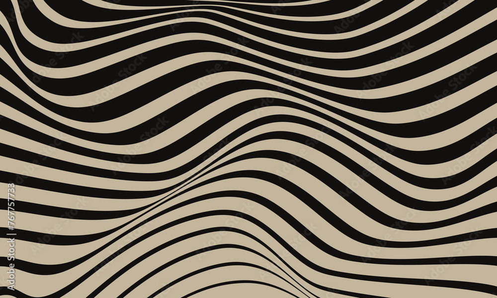 abstract geometric wave line pattern art vector illustration. abstract geometric wave line pattern art vector illustration.