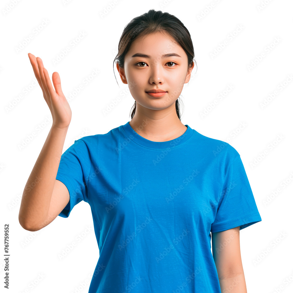 Beautiful Asian woman. Isolated on transparent background. Beautiful Asian woman. Isolated on transparent background.