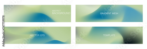 Set of vector gradients in pastel colors. For covers, wallpapers, branding and other projects. You can use a grainy texture for any of the gradients.