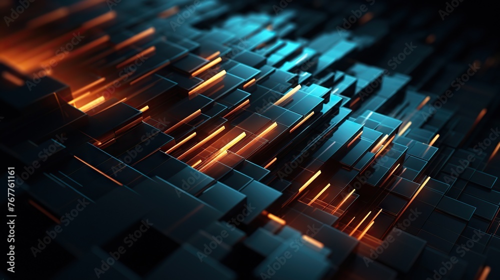 Digital background. Can be used in the description of network abilities, technological processes, digital storages, science, education, etc.