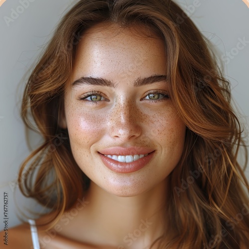 Graphic showing a bright smile within a healthy lifestyle context, linking oral health to overall wellbeing and social confidence digital photography photo