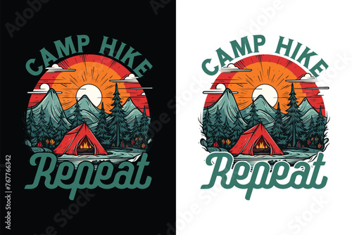 Creative Camping t-shirt design, adventure t-shirt design, funny Camping t-shirts, funny Camping tee shirts.