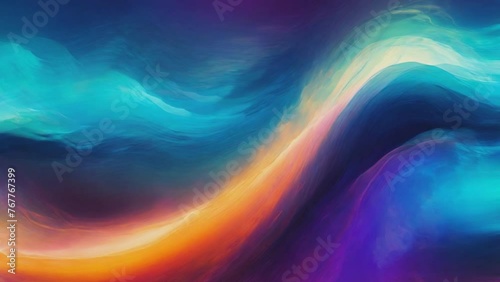 RGB Color abstract background with wave style