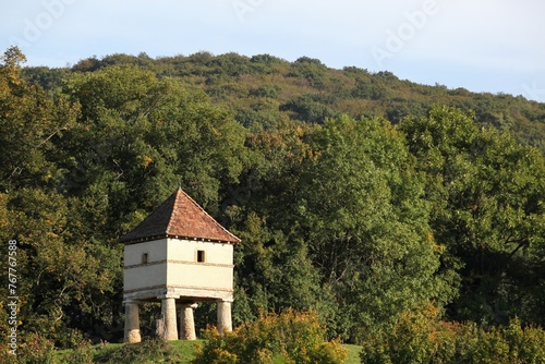 Old dovecote in Cluny, Burgundy, France