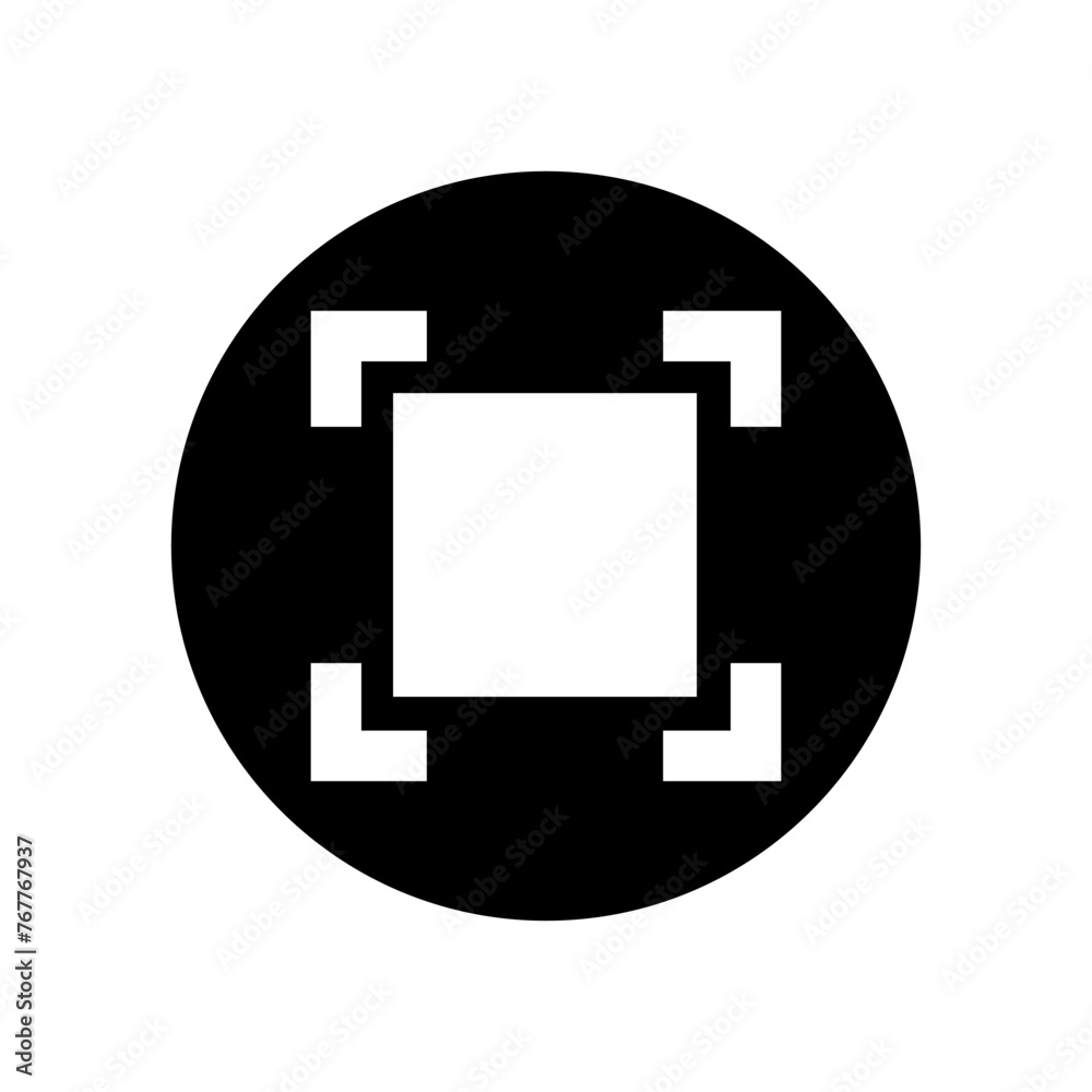 Full Screen icon vector. Expand illustration sign. Open symbol or logo. Full Screen icon vector. Expand illustration sign. Open symbol or logo.